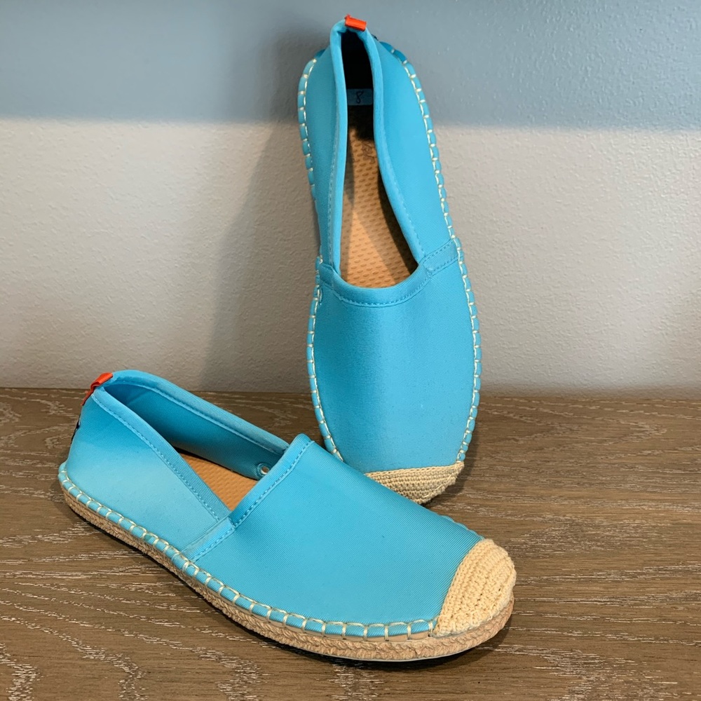 Sea Star Stunning Blue Espadrilles- WORN ONE TIME!